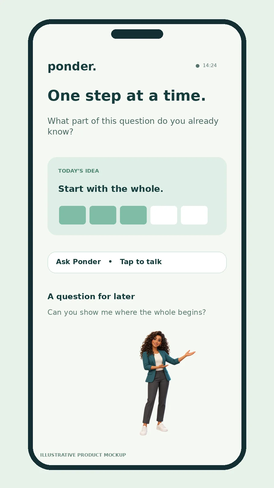 Learner mobile app screen